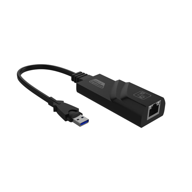 Xtech XTC-375 tarjeta o adaptador de interfaz RJ-45, USB tipo A, Negro, 0.152 m