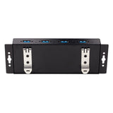 StarTech.com Hub Industrial USB 3.0 de 5Gbps de 4 Puertos - Concentrador USB con Protección de Picos y Descargas ESD - L