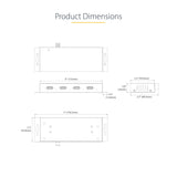 StarTech.com Hub Industrial USB 3.0 de 5Gbps de 4 Puertos - Concentrador USB con Protección de Picos y Descargas ESD - L