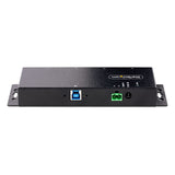 StarTech.com Hub Industrial USB 3.0 de 5Gbps de 4 Puertos - Concentrador USB con Protección de Picos y Descargas ESD - L