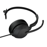 Jabra Evolve2 50 Auriculares Alámbrico Diadema Oficina/Centro de llamadas USB tipo A Bluetooth Negro, 20 - 20000 Hz, 127 g