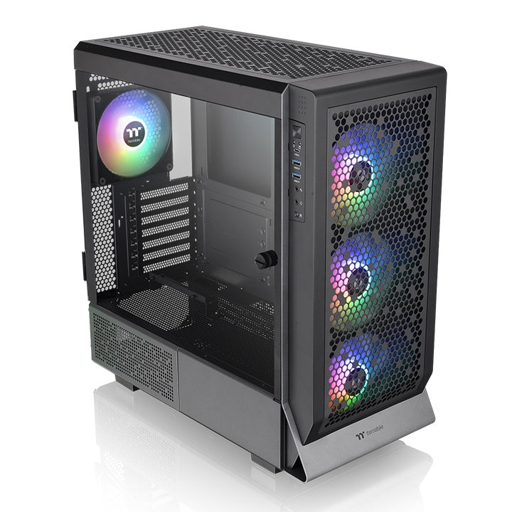 Thermaltake Ceres 500 TG ARGB Midi Tower Negro, ATX, EATX, Micro ATX, CA-1X5-00M1WN-00