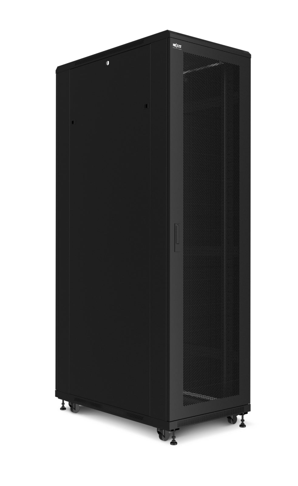 Nexxt Solutions - Rack armario - instalable en el suelo - RAL 9005, negro barniz - 47U - 19"