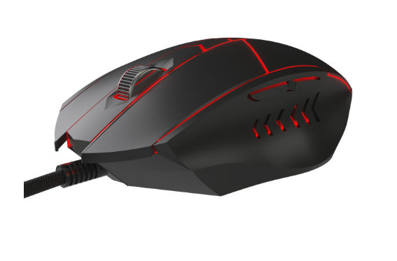 Xtech XTM-810 ratón Juego Diestro USB tipo A Óptico 7200 DPI, Negro | Ratones