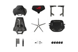 ASUS ROG Destrier Ergo Silla Ergonómica Asiento de malla Respaldo de rejilla Negro Gris
