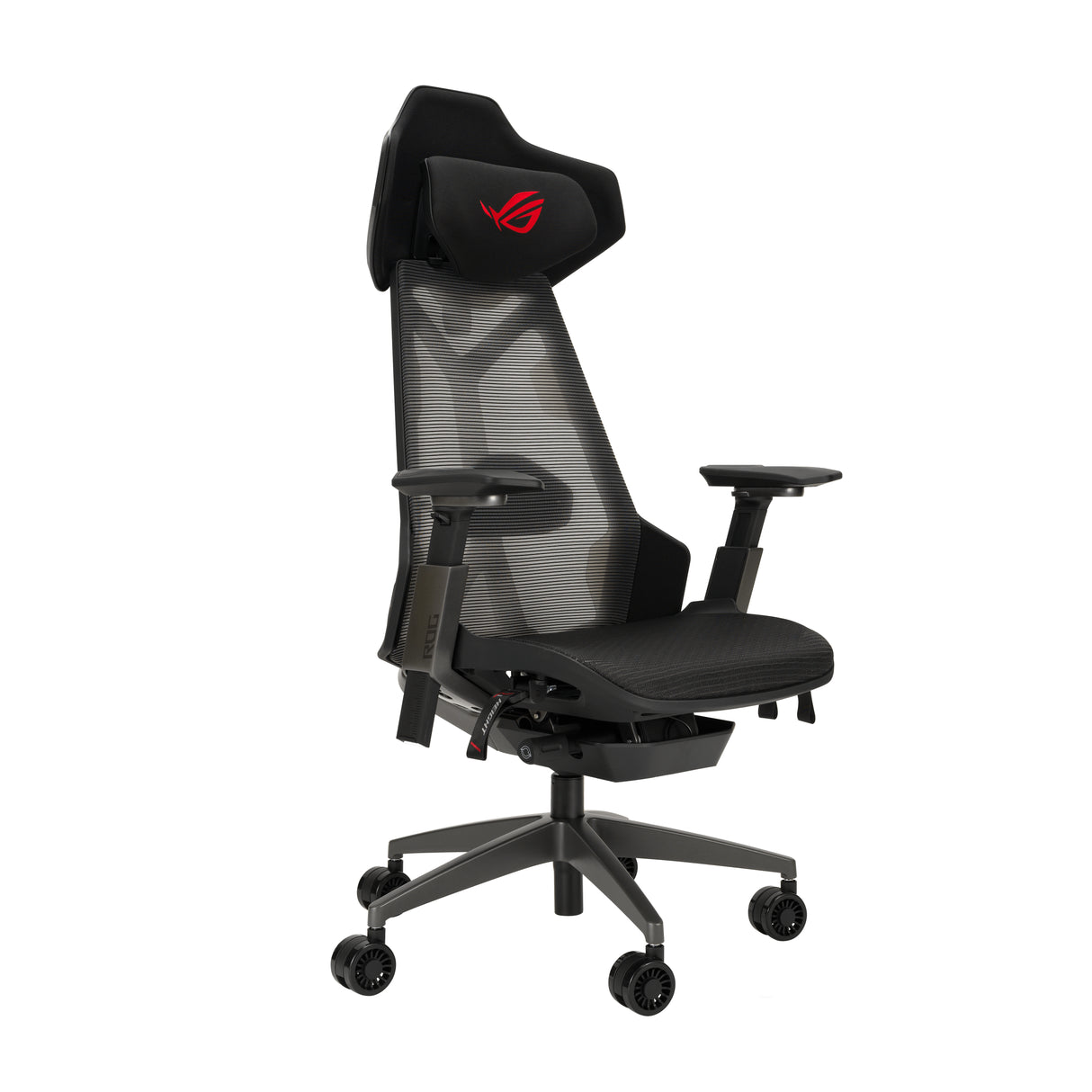 ASUS ROG Destrier Ergo Silla Ergonómica Asiento de malla Respaldo de rejilla Negro Gris