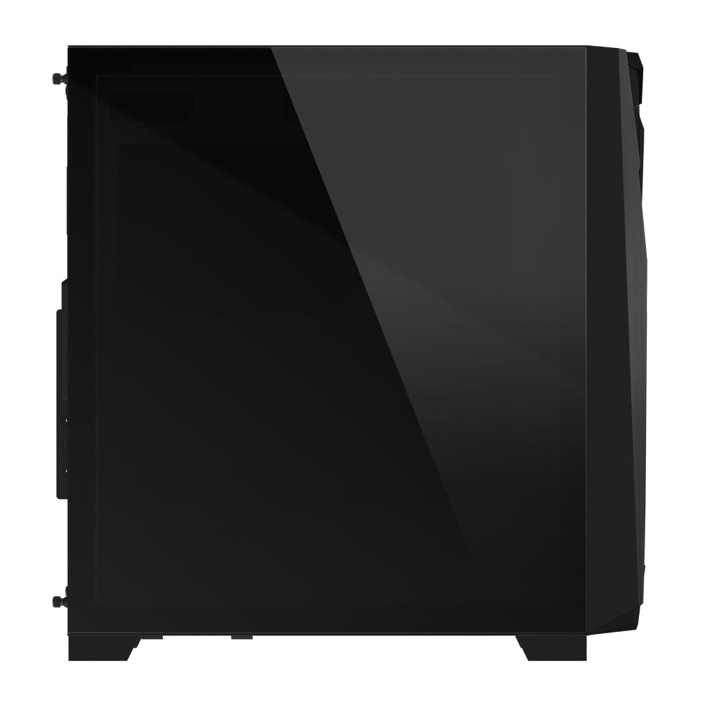 GIGABYTE C301 GLASS carcasas ordenador Vidrio, Plástico, Acero Midi Tower PC Negro