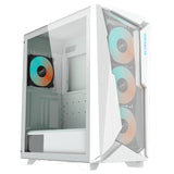 GIGABYTE GIGABYTE C301 GLASS WHITE carcasas ordenador Vidrio, Plástico, Acero Midi Tower PC Blanco