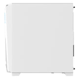 GIGABYTE GIGABYTE C301 GLASS WHITE carcasas ordenador Vidrio, Plástico, Acero Midi Tower PC Blanco