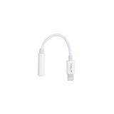 Acteck Shift Plus AL405 cable de audio 0.11 m 3,5mm Lightning Blanco, Hembra, Macho