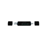 Acteck GATE EDIT DH450 lector de tarjeta USB 3.2 Gen 1 (3.1 Gen 1) Type-A/Type-C Plata, MicroSD (TransFlash)