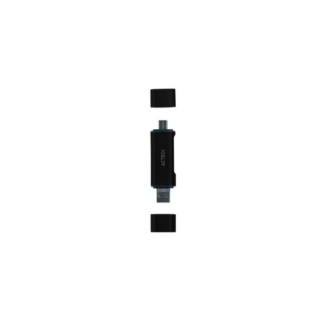 Acteck GATE EDIT DH450 lector de tarjeta USB 3.2 Gen 1 (3.1 Gen 1) Type-A/Type-C Plata, MicroSD (TransFlash)