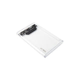 Acteck ARMOR CLEAR HC440 Carcasa para SSD Blanco 2.5", SATA, 5 Gbit/s, Conexión USB