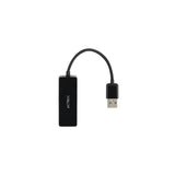 Adaptador ACTECK USB A a Ethernet RJ45 Shift Plus AE420 para Red Hasta 100 Mbps Macho a Hembra Advanced Series Negro