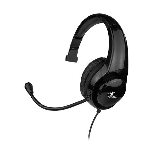 Xtech XTH-520 Auriculares Alámbrico Diadema Juego Negro, 20 - 20000 Hz, 176 g
