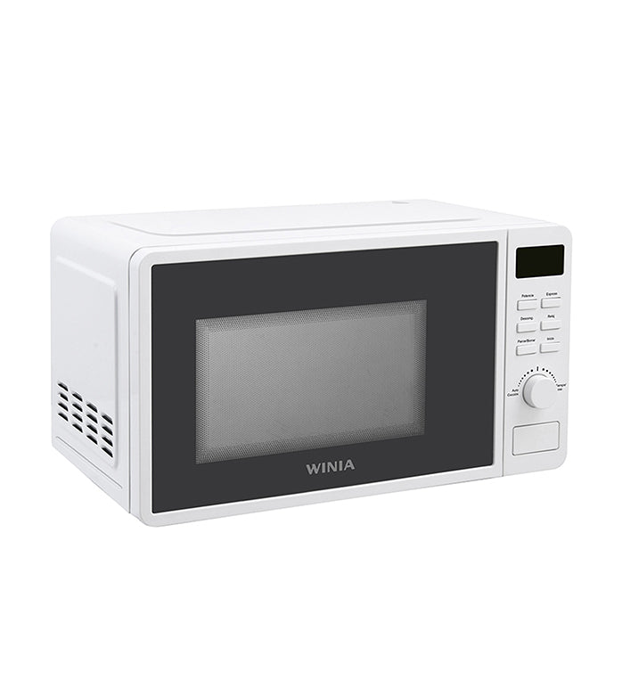 WINIA KOS-61WW microondas Negro, Blanco Solo microondas Mostrador, Pantalla incorporada, LED, Botones