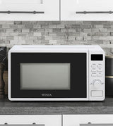 WINIA KOS-61WW microondas Negro, Blanco Solo microondas Mostrador, Pantalla incorporada, LED, Botones