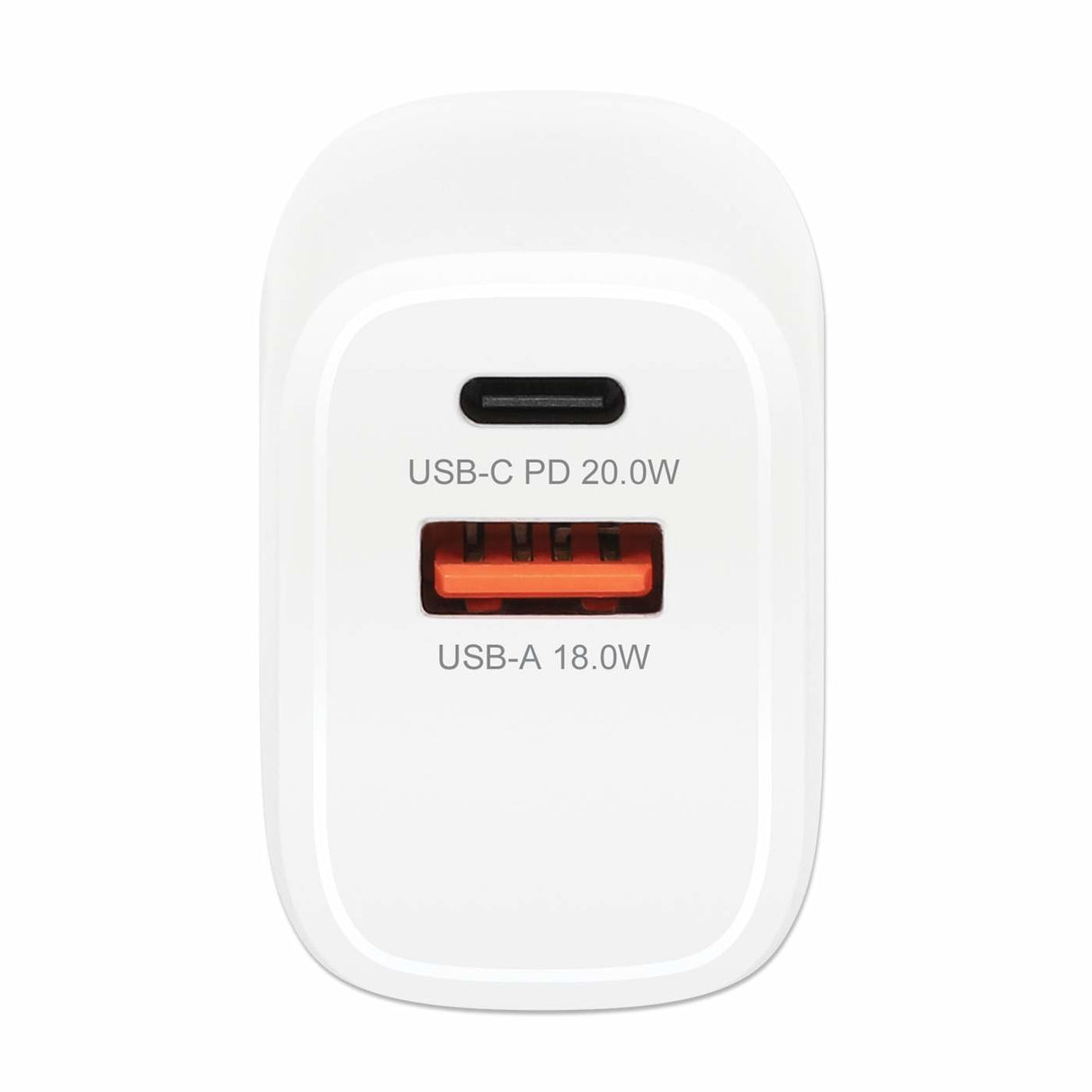 Manhattan 406291 adaptador e inversor de corriente Interior 20 W Blanco, Universal, 100 - 240 V