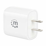 Manhattan 406291 adaptador e inversor de corriente Interior 20 W Blanco, Universal, 100 - 240 V