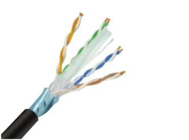 Saxxon OFTPCAT6COPEXT cable de red Negro 305 m Cat6 F/FTP (FFTP)