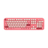 Acteck Creator Chic K-Colors MK485 teclado Ratón incluido Universal RF inalámbrico QWERTY Español Rosa, Interruptor de m