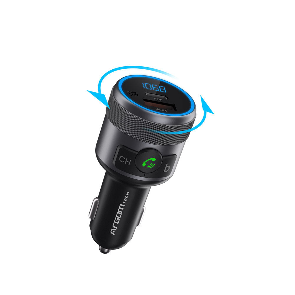 ArgomTech ARG-AC-0343BK cargador de dispositivo móvil Universal Negro Encendedor de cigarrillos Carg
