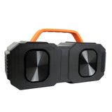 Perfect Choice Agua Goliat Altavoz portátil estéreo Negro, Naranja 50 W, 4 Ohmio, Inalámbrico y alámbrico