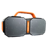 Perfect Choice Agua Goliat Altavoz portátil estéreo Negro, Naranja 50 W, 4 Ohmio, Inalámbrico y alámbrico