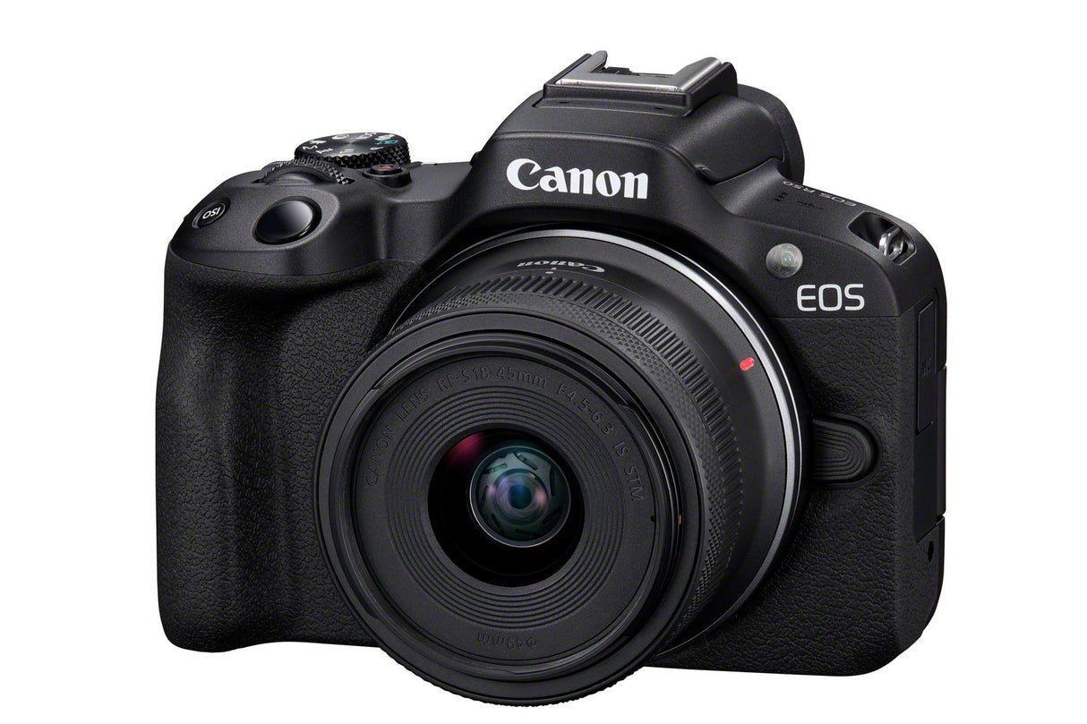 Canon EOS R50 + RF-S 18-45mm F4.5-6.3 IS STM cámaras digitales 3:2 MILC 24,2 MP CMOS