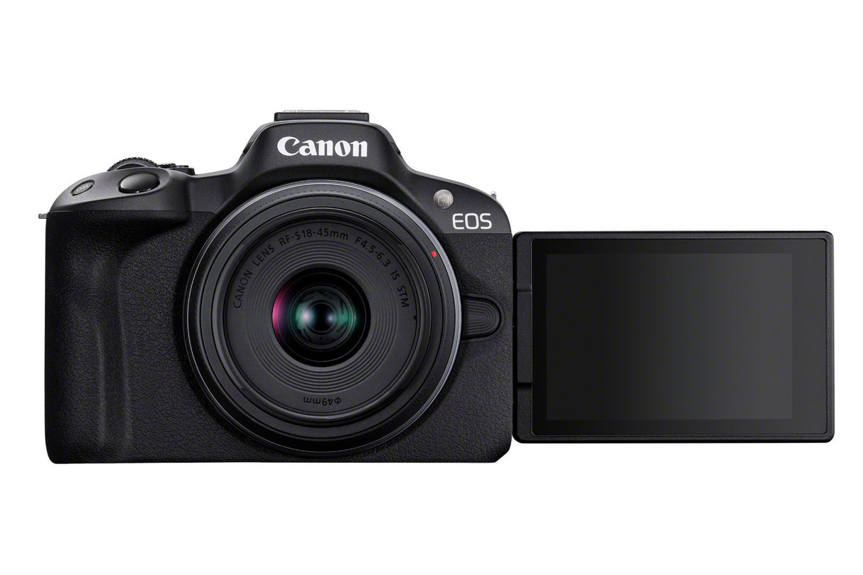Canon EOS R50 + RF-S 18-45mm F4.5-6.3 IS STM cámaras digitales 3:2 MILC 24,2 MP CMOS