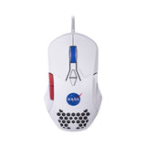 TechZone NS-GM03 ratón Juego Diestro USB tipo A Óptico 6000 DPI, Azul, Rojo, Blanco
