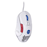 TechZone NS-GM03 ratón Juego Diestro USB tipo A Óptico 6000 DPI, Azul, Rojo, Blanco