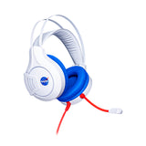 TechZone NS-HSG03 auricular y casco Auriculares Alámbrico Diadema Juego Azul, Blanco