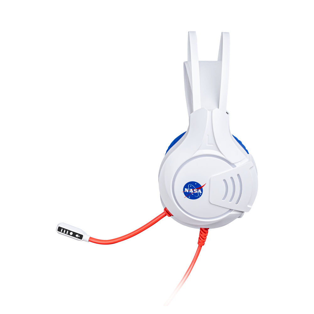TechZone NS-HSG03 auricular y casco Auriculares Alámbrico Diadema Juego Azul, Blanco