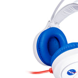 TechZone NS-HSG03 auricular y casco Auriculares Alámbrico Diadema Juego Azul, Blanco