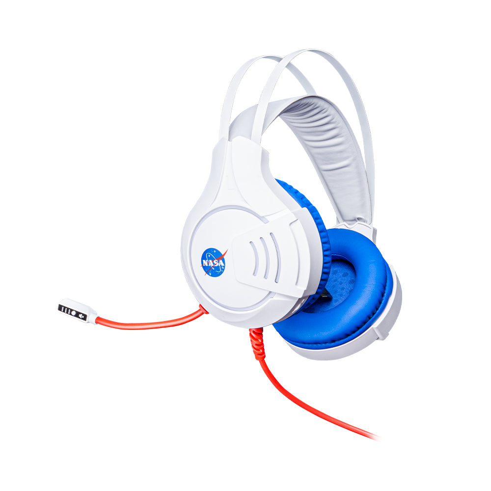 TechZone NS-HSG03 auricular y casco Auriculares Alámbrico Diadema Juego Azul, Blanco