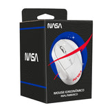 TechZone NS-MIS02 ratón Oficina Diestro RF inalámbrico 1600 DPI, Diseño vertical, Blanco