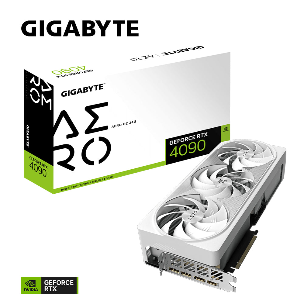 GIGABYTE GeForce RTX 4090 AERO OC 24G tarjetas gráficas Si 16384 NVIDIA GeForce RTX 4090