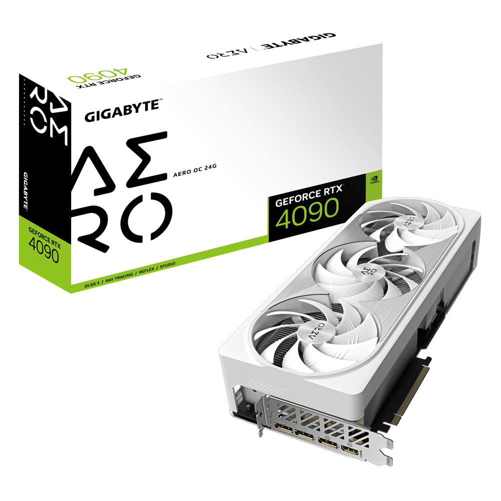 GIGABYTE GeForce RTX 4090 AERO OC 24G tarjetas gráficas Si 16384 NVIDIA GeForce RTX 4090