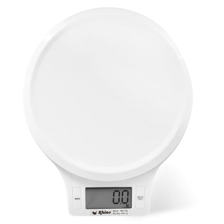 RHINO BACI-5 báscula de cocina Blanco Báscula electrónica de cocina, Plástico, AAA