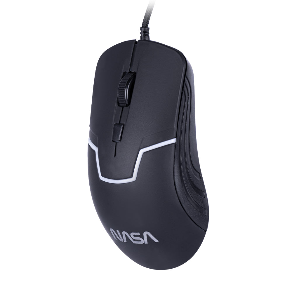 TechZone NS-GM06 ratón Juego Ambidiestro USB tipo A 3200 DPI, Negro | Ratones
