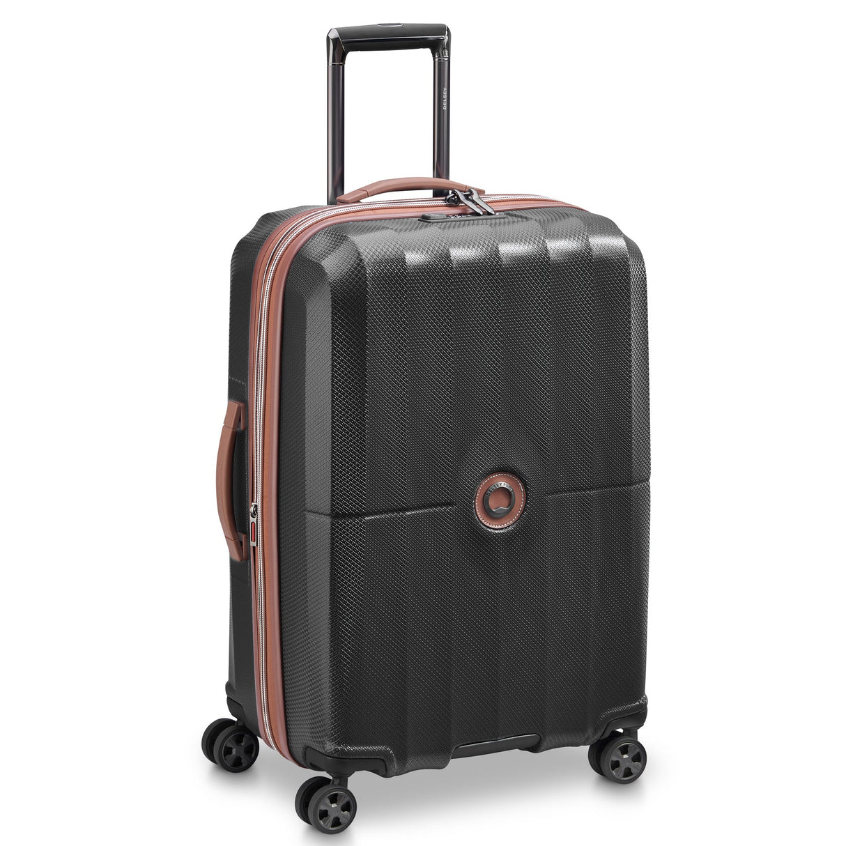 DELSEY MALETA TROPEZ  RIGIDA 24 PULG. NEGRA