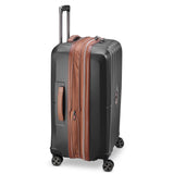 Delsey 00208782000 maleta Tranvía Armazón duro Negro, Marrón 77 L Policarbonato (PC)