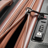 DELSEY MALETA TROPEZ  RIGIDA 24 PULG. NEGRA