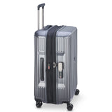 DELSEY MALETA SECURITIME ZIP RIGIDA 24 PULG PLATA
