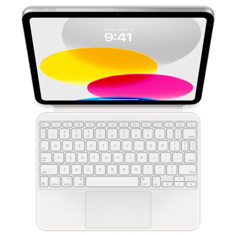Apple Magic QWERTY Español Aluminio, Trackpad, iPad (10th gen.), MQDP3E/A