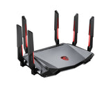 MSI RADIX AXE6600 WIFI 6E TRI-BAND Router Si Doble banda (2,4 GHz / 5 GHz) Wi-Fi 6 (802.11ax) 4804 Mbit/s