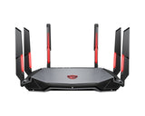 MSI RADIX AXE6600 WIFI 6E TRI-BAND Router Si Doble banda (2,4 GHz / 5 GHz) Wi-Fi 6 (802.11ax) 4804 Mbit/s