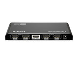 Saxxon LKV314HDR-V2.0 divisor de vídeo HDMI 4x HDMI, 1920 x 1080 Pixeles, Negro, Aluminio