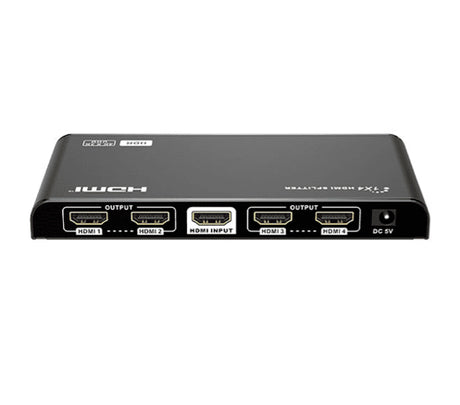 Saxxon LKV314HDR-V2.0 divisor de vídeo HDMI 4x HDMI, 1920 x 1080 Pixeles, Negro, Aluminio